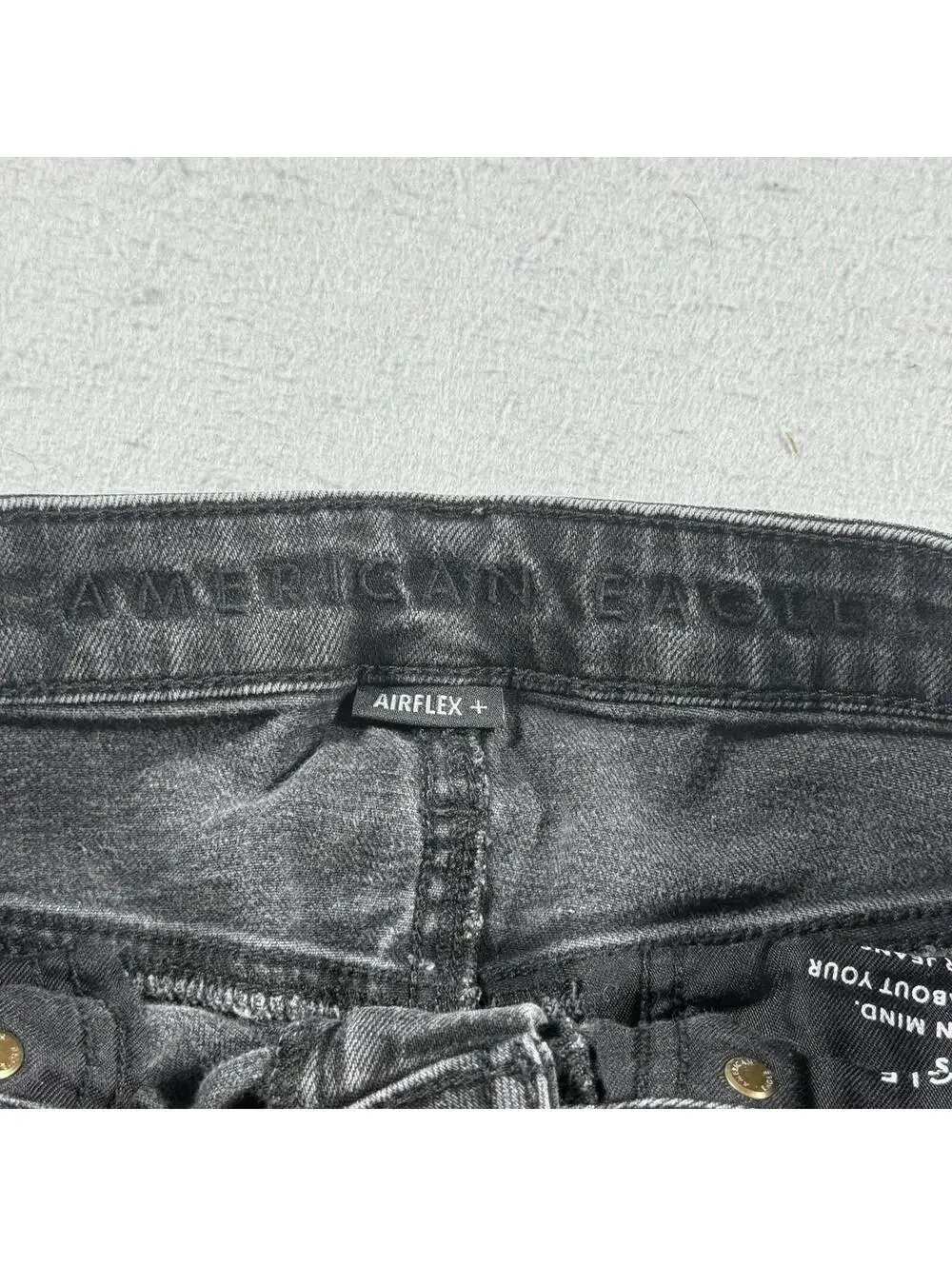 American Eagle‎ AirFlex+ Black Slim Straight Jeans Men’s 30x34 Stretch